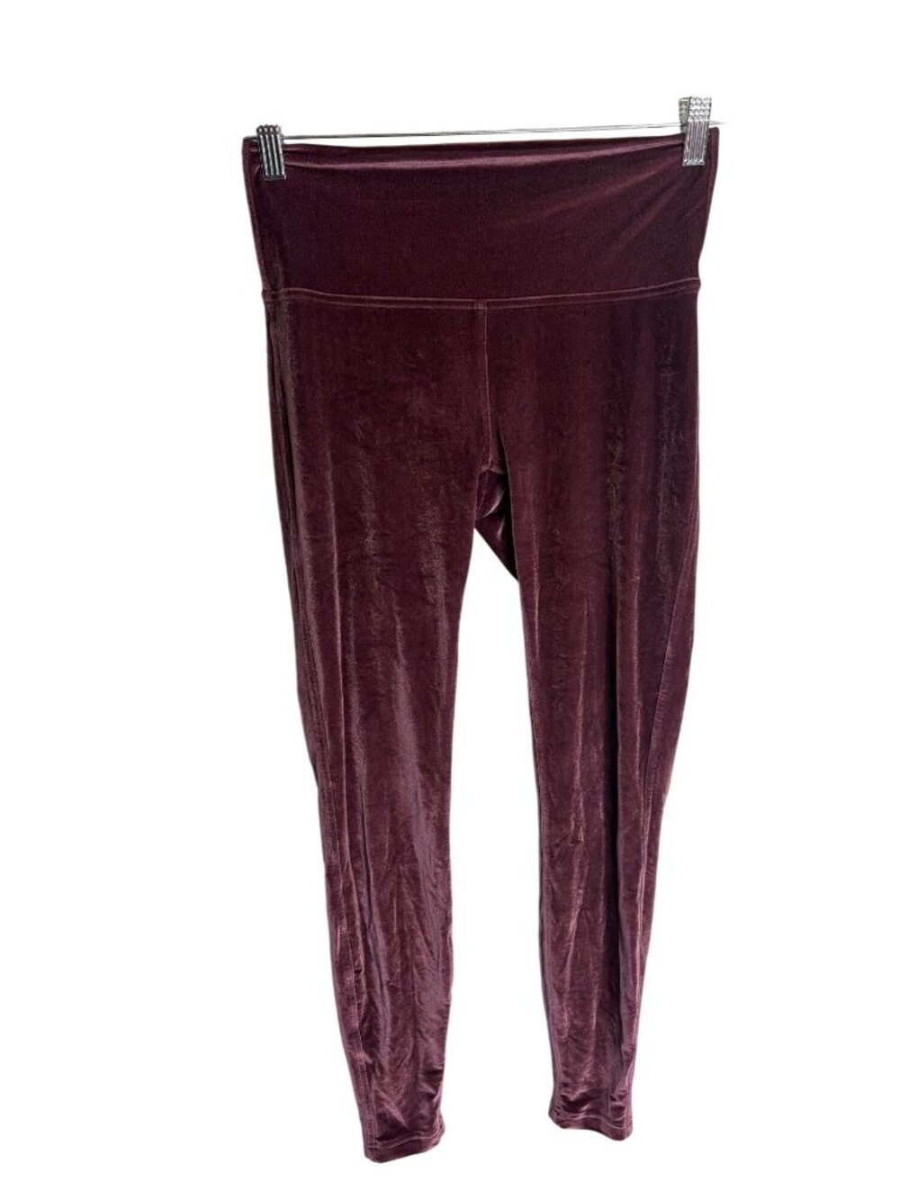 Lululemon Wunder Lounge High-Rise Tight Full Length Velvet Garnet-sz 8